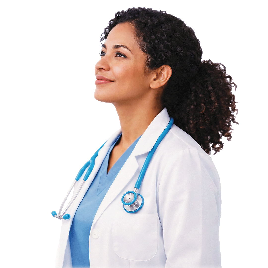 Veterinarian with cat using CoVet AI scribe